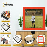 Square Size Red Picture Frame Wall Decor Frames
