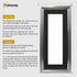Panorama Style Silver Oslo Picture Frames With Black Mount
