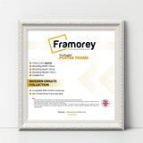 Square Size White Shabby Picture Frame Photo Frames