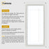 Panoramic Size Glitter Sparkle White Photo Frames With White Mount