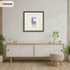 Square Size Thin Matt Dark Grey Picture Frames With Ivory Mount