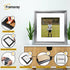 Square Size Silver Oslo Photo Frames Wall Art Frames With White Mount