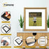 Square Size Oak Oslo Photo Frames Wall Art Frames With White Mount