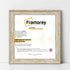 Square Size White Picture Frame Vintage Distressed Photo Frames