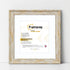 Square White Picture Frame Vintage Distressed Photo Frame With White Mount