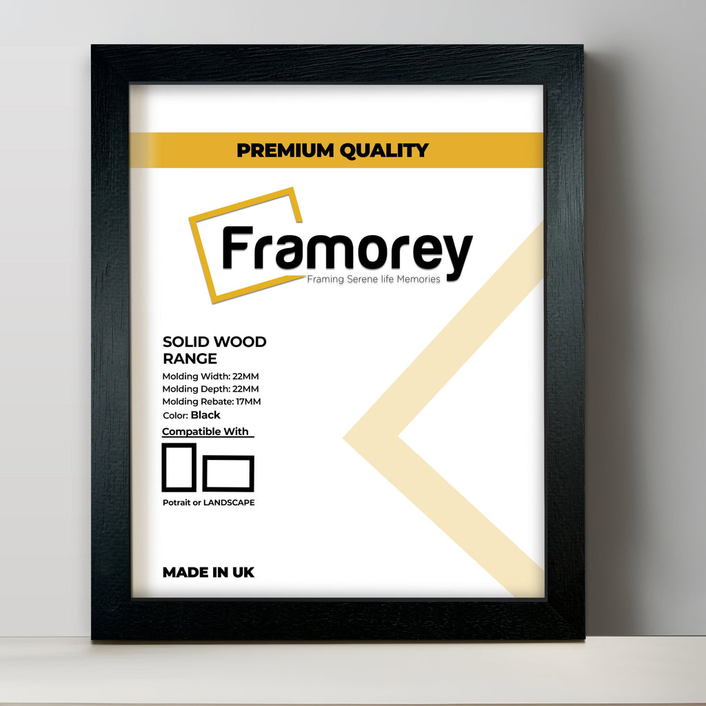 Black Picture Frame Poster Frames Wood Frame