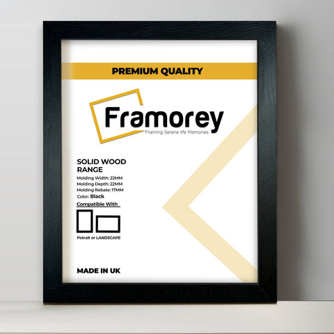 Black Picture Frame Poster Frames Wood Frame
