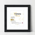 Step Style Square Size Black Picture Frame With White Mount