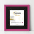 Antique Style Square Size Pink Picture Frame Wall Art Photo Frame With Black Mount