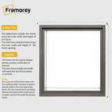 Square Size Grey Oslo Photo Frames Wall Art Poster Frames