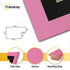 Square Size Pink Picture Frame With Black Mount