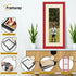Antique Style Panoramic  Size Red Picture Frame with Ivory Mount