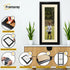 Panorama Style Black Oslo Picture Frames With Ivory Mount