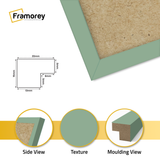 Green Thin Style Picture Frame Posters Frames Wall Decor Frame