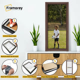 Antique Style Panoramic Mahogany Picture Frame Wall Art Photo Frame