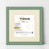 Antique Style Square Size Green Picture Frame with Ivory Mount