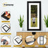 Panorama Style Black Oslo Picture Frames With White Mount
