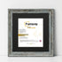 Square Blue Picture Frame Vintage Distressed Photo Frames With Black Mount
