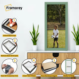 Antique Style Panoramic Green Picture Frame Without Mount Photo Frame