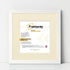 Flat Square White Poster Frame Wall Art Frame With Ivory Mount