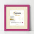 Antique Style Square Size Pink Picture Frame with Ivory Mount
