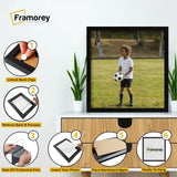 Square Size Black Picture Frames with Thin Matt Poster Frames