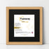 Antique Style Square Oak Picture Frame Wall Art Frame With Black Mount