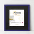 Square Size Thin Matt Purple Picture Frames With Black Mount