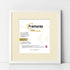Square Thin Matt White Photo Frames With Ivory Mount