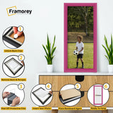 Antique Style Panoramic Size Pink Picture Frame Wall Art Photo Frame