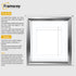 Square Size Silver Oslo Photo Frames Wall Art Frames With White Mount