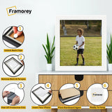 Step Style Square Size White Picture Frame Wall Art Poster Frame