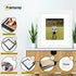 Step Style Square Size White Picture Frame With White Mount