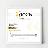 Square Size Thin Matt White Picture Frame Poster Frames