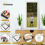 Antique Style Panoramic  Size White Picture Frame Wall Art Photo Frame