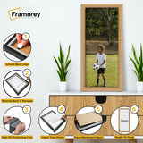 Antique Style Panoramic Oak Picture Frame Wall Art Photo Frame
