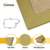 Square Size Gold Picture Frame Wall Decor Frames