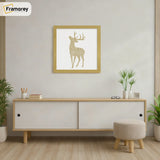 Square Size Thin Matt Gold Picture Frame Poster Frames