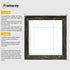 Square Black Picture Frame Vintage Distressed Photo Frames With White Mount