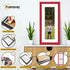 Antique Style Panoramic Red Picture Frame With White Mount Photo Frame