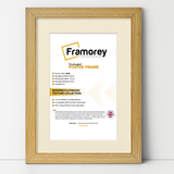 Pine Picture Frame With Ivory Mount