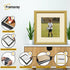 Antique Style Square Gold Picture Frame Photo Frame With Ivory Mount