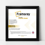 Square Size Black Oslo Photo Frames Wall Art Poster Frames