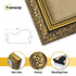 Square Photo Frames Gold Picture Frame Dahlia Wall Art Frame