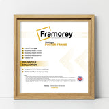Square Size Oak Oslo Photo Frames Wall Art Poster Frames
