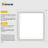 Square Size Picture Frame White Glitter Sparkle Photo Frames
