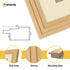 Panoramic Step Style Oak Photo Frame With Ivory  Mount