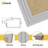 Panoramic Step Style Grey Picture Frame Wall Art Poster Frame