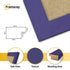 Square Size Purple Picture Frame Wall Decor Frames