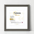 Square Size Grey Oslo Photo Frames Wall Art Frames With White Mount